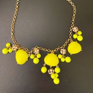 Neon Yellow Statement Necklace